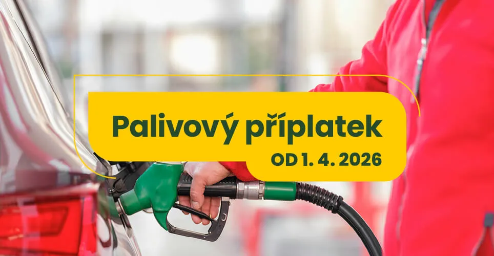 Úprava palivového příplatku od 1. 4. 2026