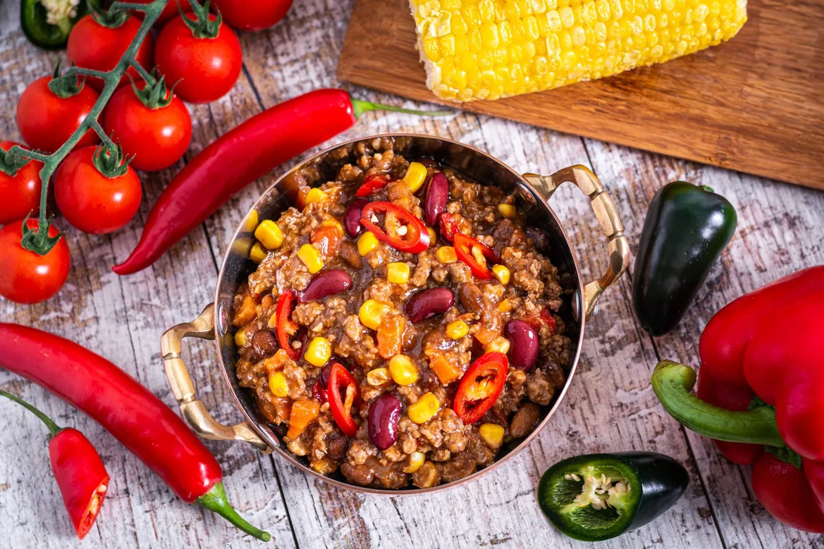 Pánev s chilli con carne, program Meníčko